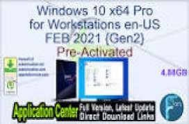 Windows 10 X64 Pro incl Office 2019 en-US FEB 2021 {Gen2}